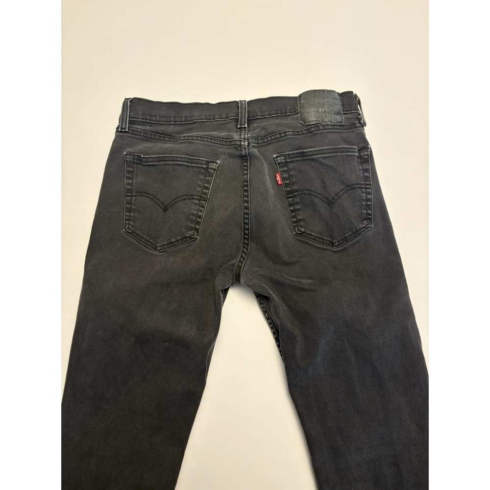 Levi’s 511 Slim Fit Jeans Black Wash 34x34 Men Stretch Denim Pants Skater Grunge